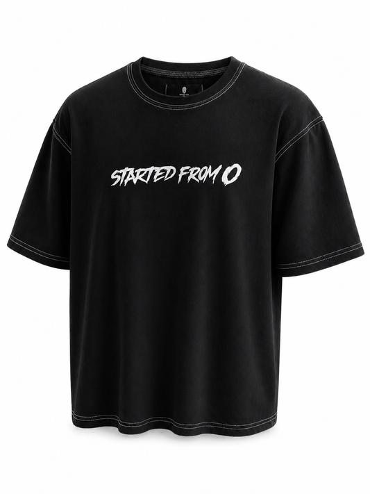(Black) SFO FOUNDATION TEE
