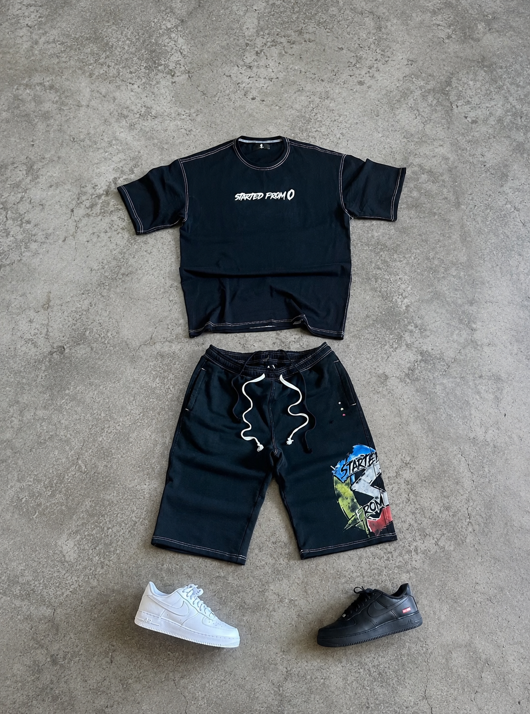 (Black) SFO FOUNDATION TEE